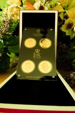 QUEEN ELIZABETH II 1926 -2022 The Portrait Collection Proof 4 x 1 0z Gold Coins