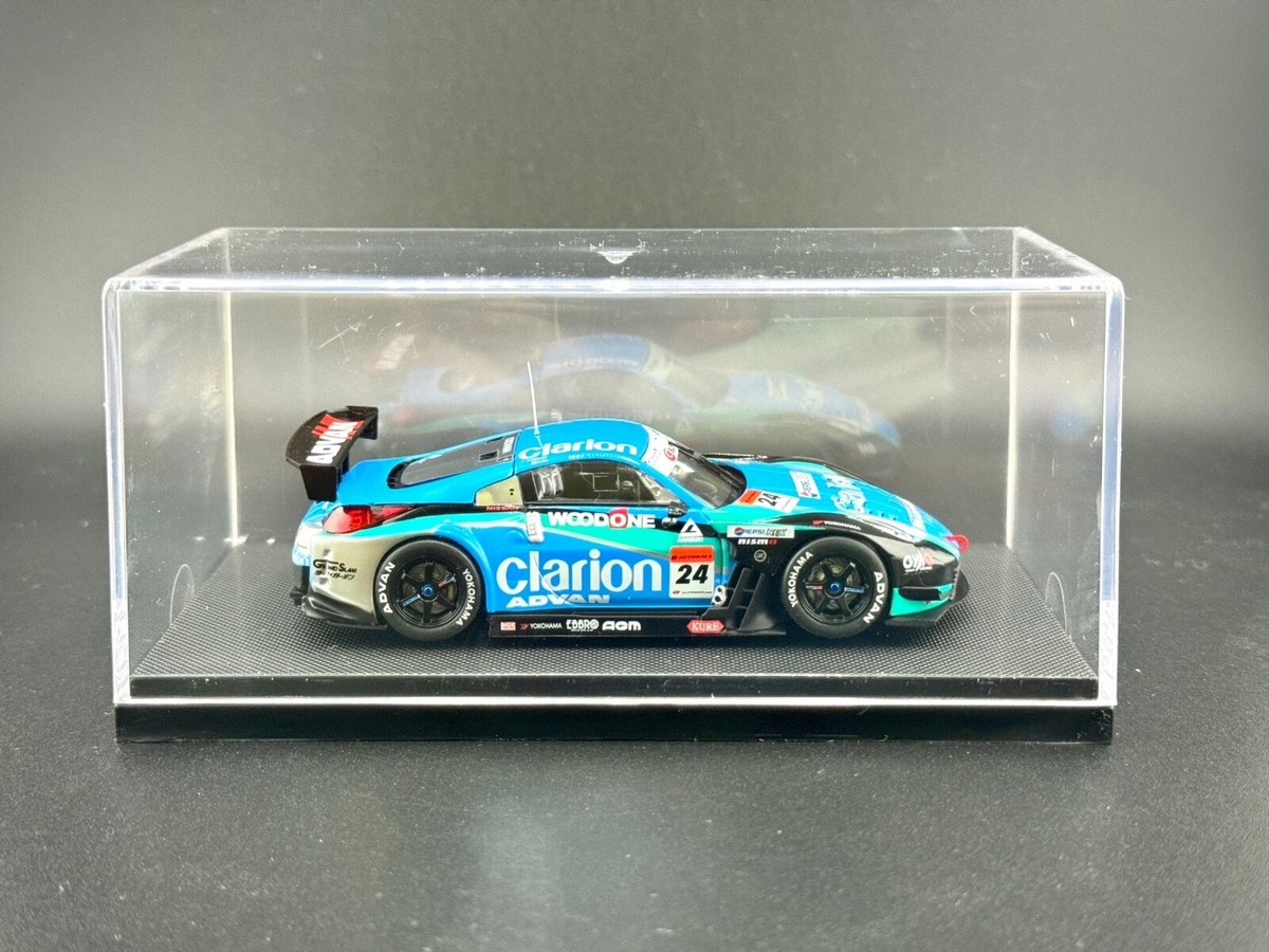 1:43 diecast cars EBBRO NISSAN WOODONE ADVAN Clarion Z SUPER GT500