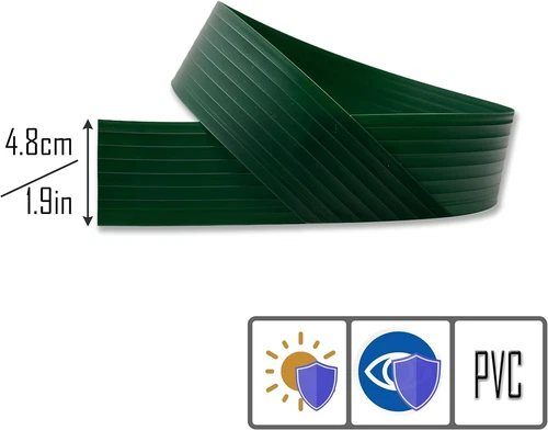 Black View Blocking Sichtschutzband Gewebe für Maschendrahtzaun 75m/250ft Rolle UV R - Bild 5 von 7