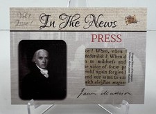 2018 The Bar Pieces of Past Antiquity Edition In News James Madison #ITN-2 
