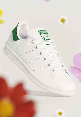 Adidas Originals Unisex Stan Smith Sneaker - Weiß/Grün UK 4,5 