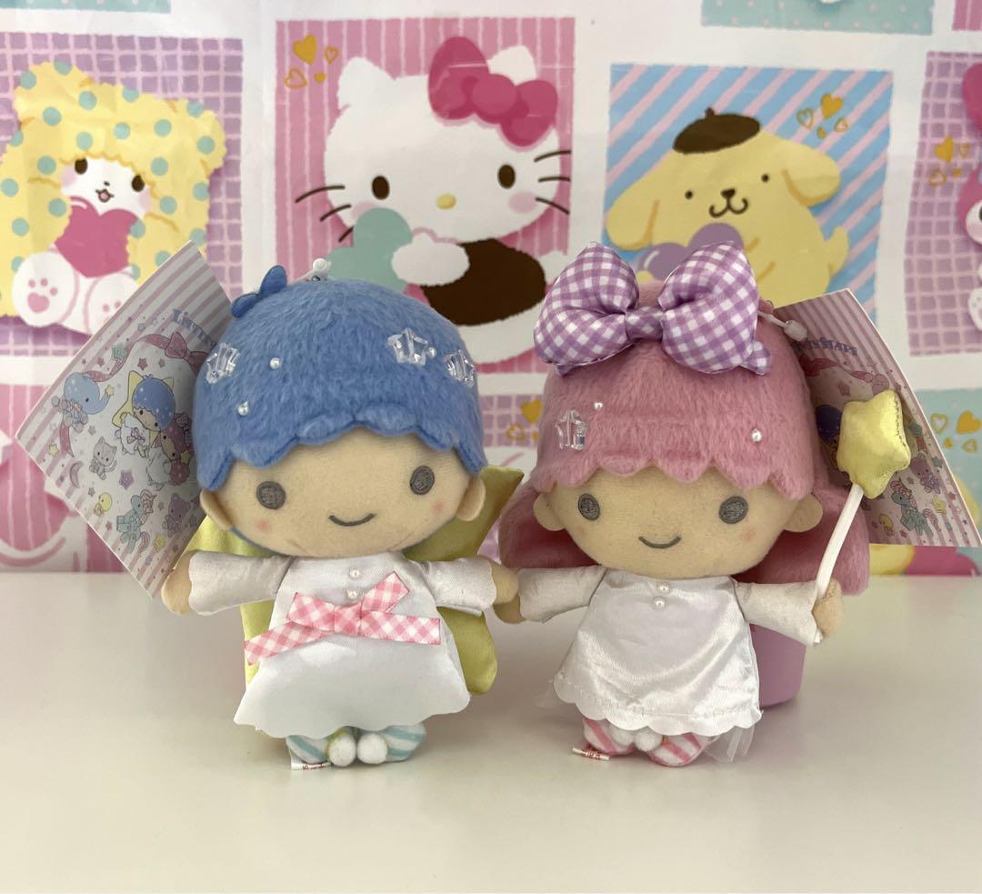 kikilala（2点） Little Twin Stars Kiki Lala Plush Doll Set DOLLY MIX Sanrio