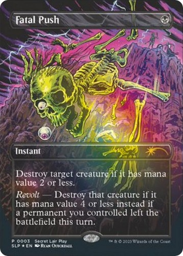MTG Fatal Push Ultra Pro Playmat 2023 Secret Lair MagicCon Magic