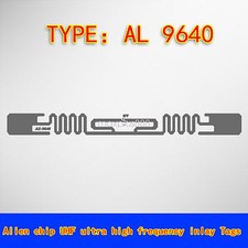 50pcs RFID UHF Passive Smart Label Tag Sticker Antenna Alien 9640 H3