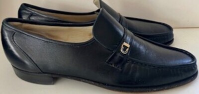 FLORSHEIM IMPERIAL Men\'s  Black Leather Dress Shoes Size 11.5 D $499 Florsheim Imperial CAIMAN Alligator Size 11.5 D Black  main image 3