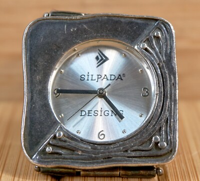SILPADA DESIGNS Sterling Silver Women's Square Watch, Made in