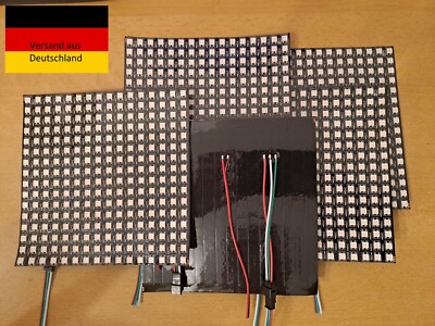 5x WS2812B RGB LED 16x16 Modul Matrix 256px 5V