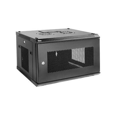 6U Wall Mount Rack Network Cabinet for 19'' IT Equipment,with Lockable Mesh Do...