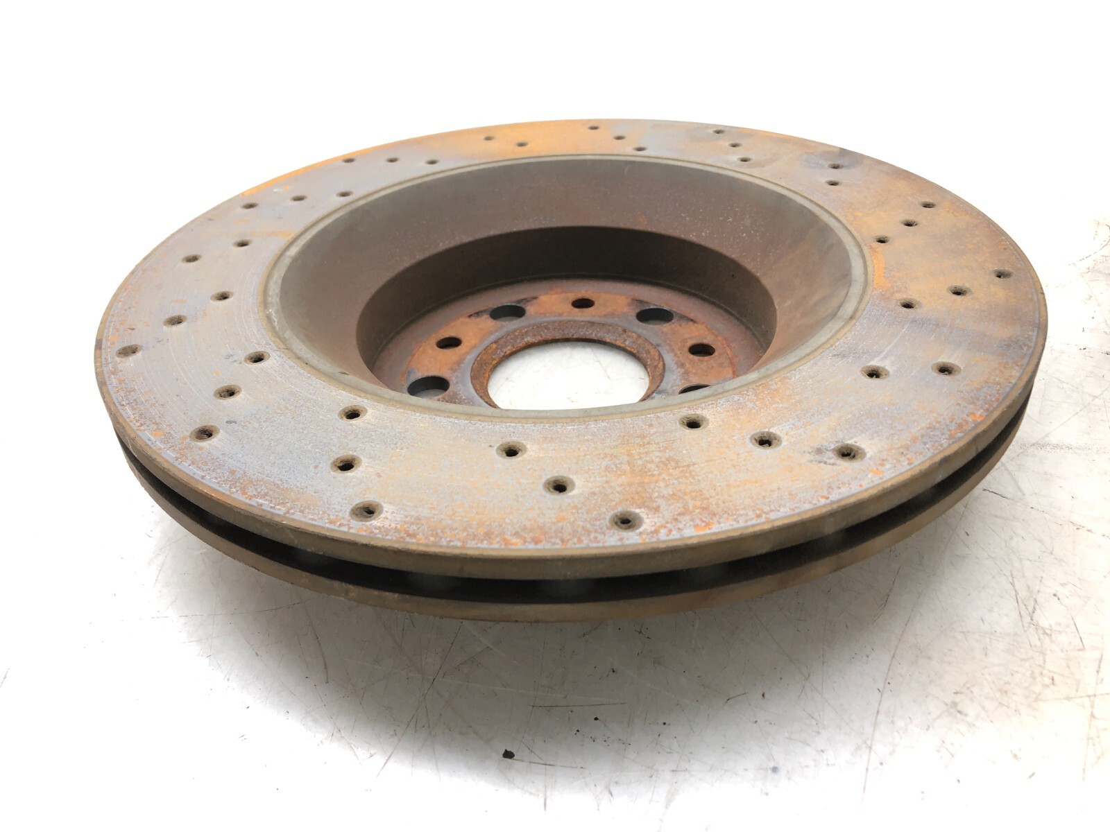 2017-2020 MASERATI LEVANTE S AWD REAR DISC BRAKE ROTORS X2 OEM.