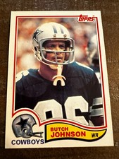 1982 Topps Football Card #317 Butch Johnson (G3)