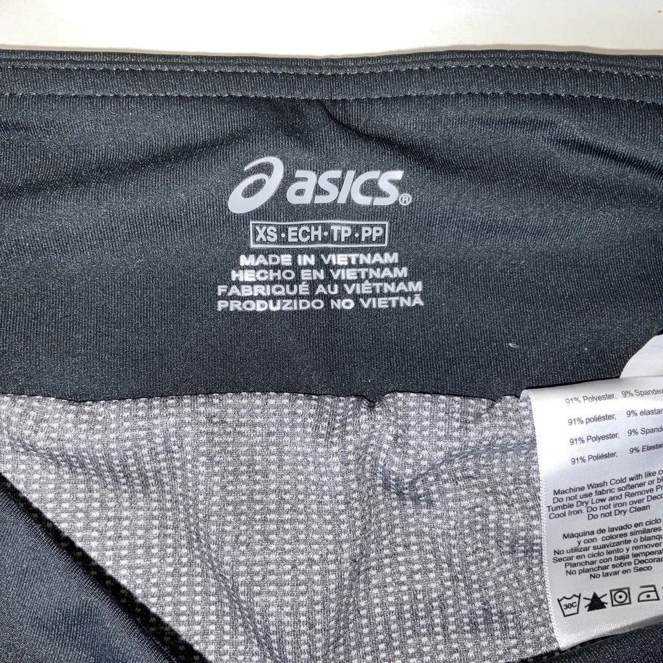 Pantalones Cortos para Correr ASICS Para Mujer XS Ejercicio Gimnasio Negros USADOS Foto 4 de 4
