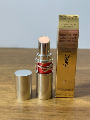 Yves Saint Laurent Rouge Volupte Candy Glaze #2 Healthy Glow Plumper  oz NIB