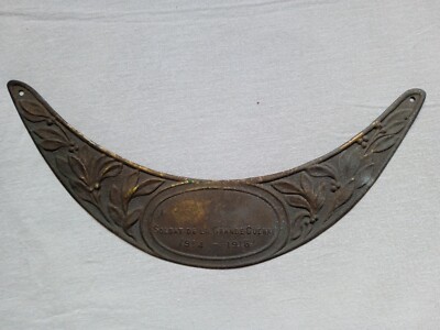 neues Lager Helmschild Adrian ''Soldat des Großen Krieges'' ww1