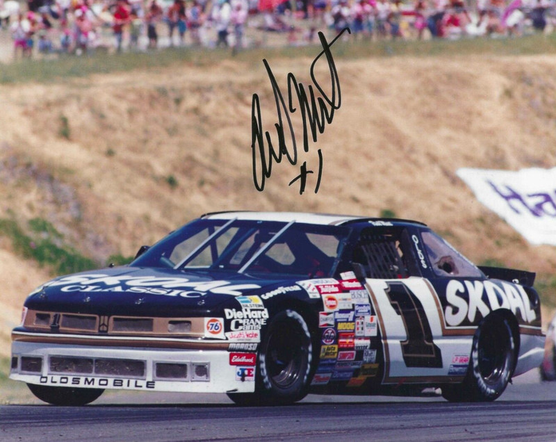 Autographed RIck Mast  NASCAR  Racing Photograph