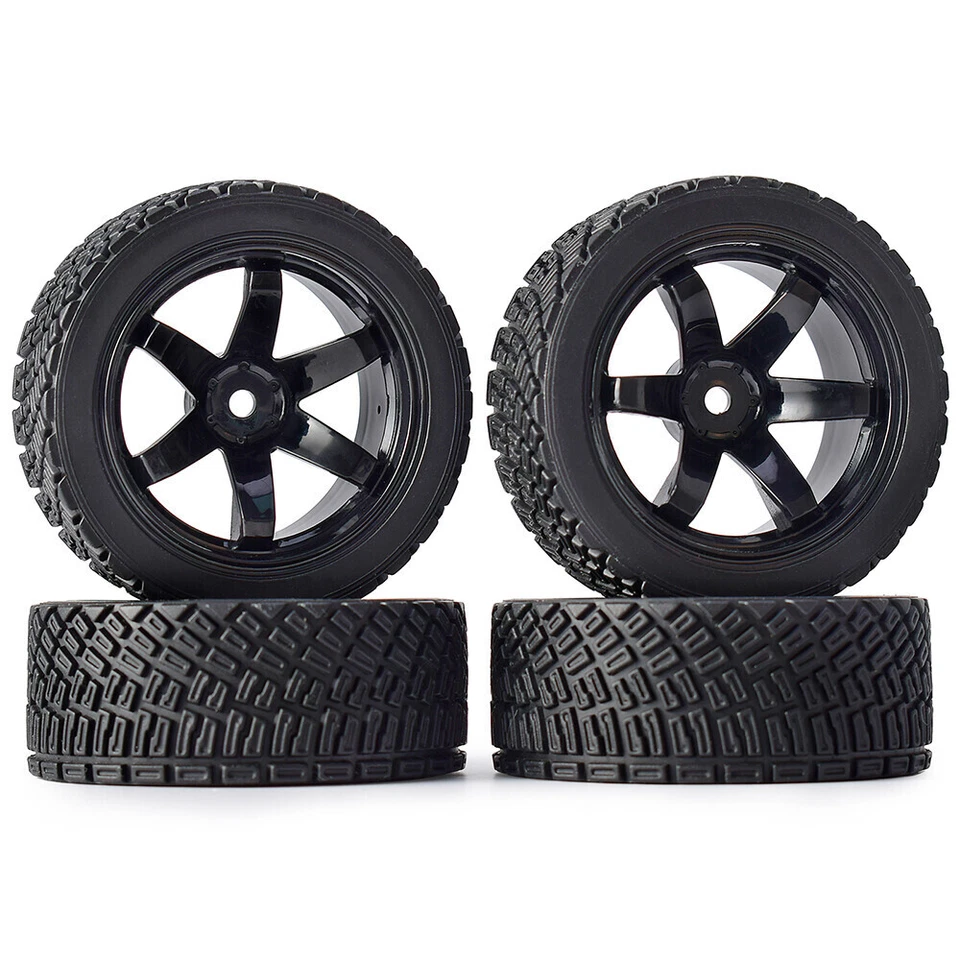 Austar 12mm Hex 67mm RC Auto Gummireifen Rad für 1/10 Rolly WLtoys 1/14 144001 - Bild 4 von 4