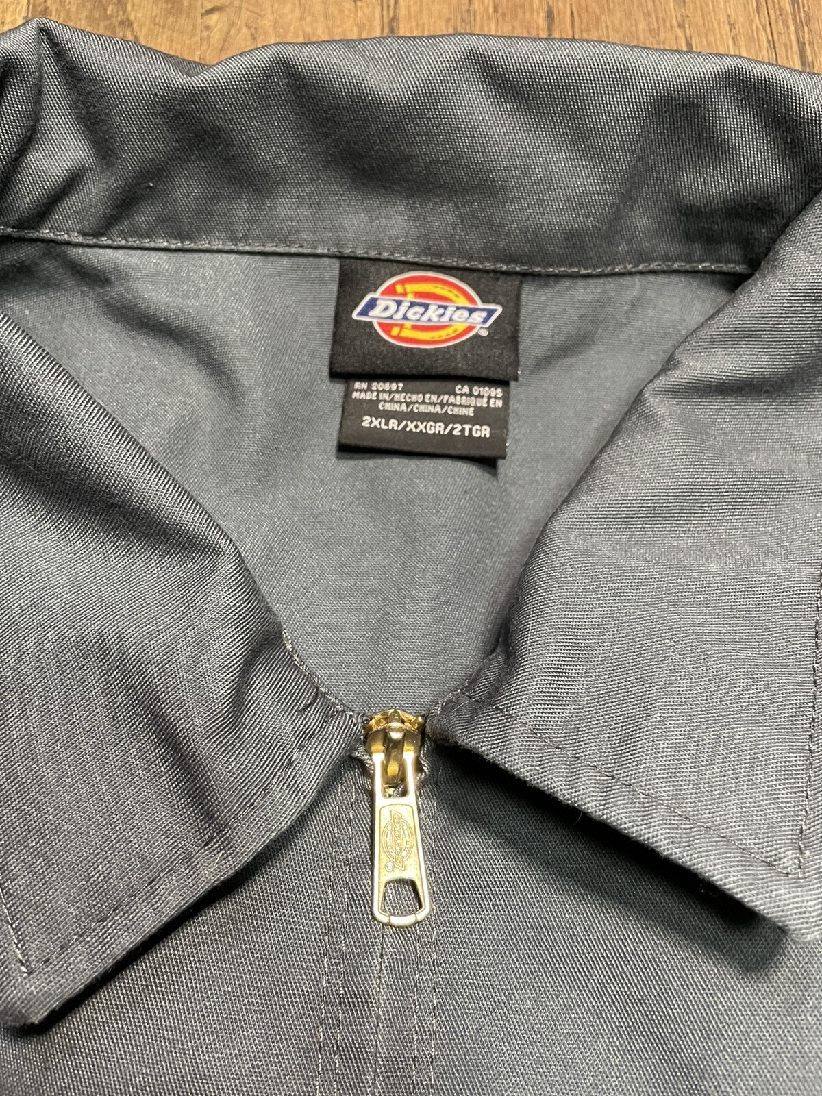 Dickies Men's Jacket Unlined Eisenhower Full Zip Slash-Front Pockets Coat JT75