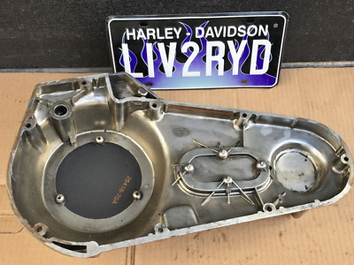 Harley Davidson Chrome Lifeline Outer Primary Cover 77-84 4 Speed