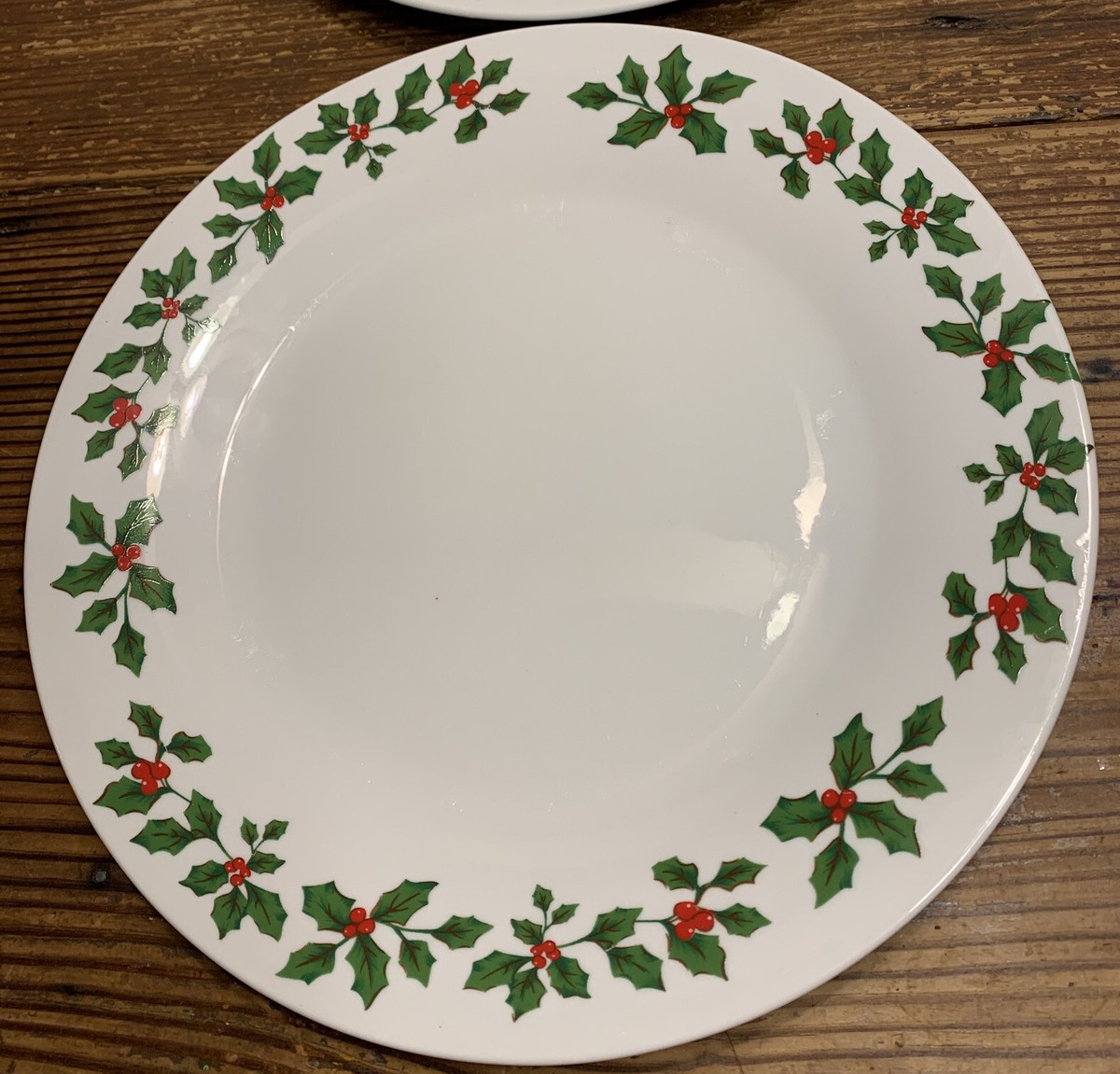 希少！ノリタケ　クリスマス　プレート皿　HOLLY 2228 6枚 Amazon.com | Christmas Noritake Holly 2228 Salad Plate (s): Salad