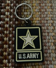 US Army Pewter Key Ring