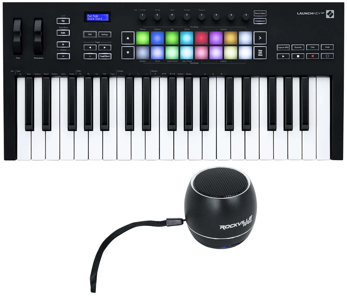Novation Launchkey 37 MK3 37-Key USB MIDI Keyboard Controller+Bluetooth Speaker