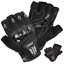 Fingerless Driving Motorcycle Biker Gloves Cycling Biking Gloves Anti-collision