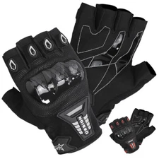 Fingerless Driving Motorcycle Biker Gloves Cycling Biking Gloves Anti-collision