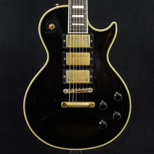 Orville by Gibson LPC-W/3P.U./Les Paul Custom Ebony 1990 Used Electric Guitar