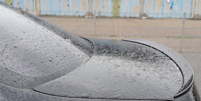 original matt SCHWARZ Slim spoiler abrisskante lippe Passend für VW PASSAT B8 R-