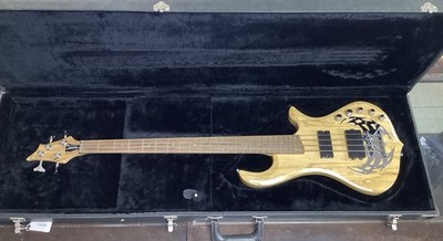 Traben Array Limited Edition 4-String Bass Guitar Natural Wood Finish