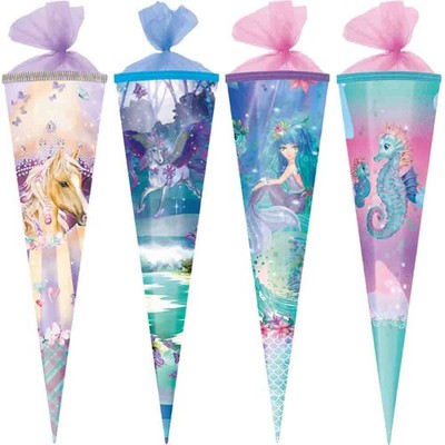Herlitz Schultüte 85 cm veredelt Mädchen Zuckertüte Glitzer Schule Schulranzen