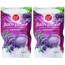 Lavender Scented Natural Fragrance Bath Bomb, 6 Count Pack of 2 