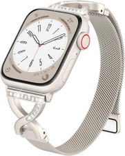 Thin Mesh Loop Strap Compatible with Apple Watch 40mm 41mm Series 8 7 6 5 4