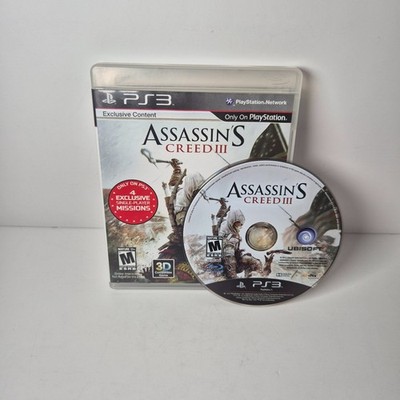 Assassin s Creed III Sony PlayStation 3 PS3 Complete Tested Ubisoft Uplay Passpo
