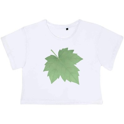 ''Maple Leaf'' Damen Baumwolle Crop Tops (CO060493)