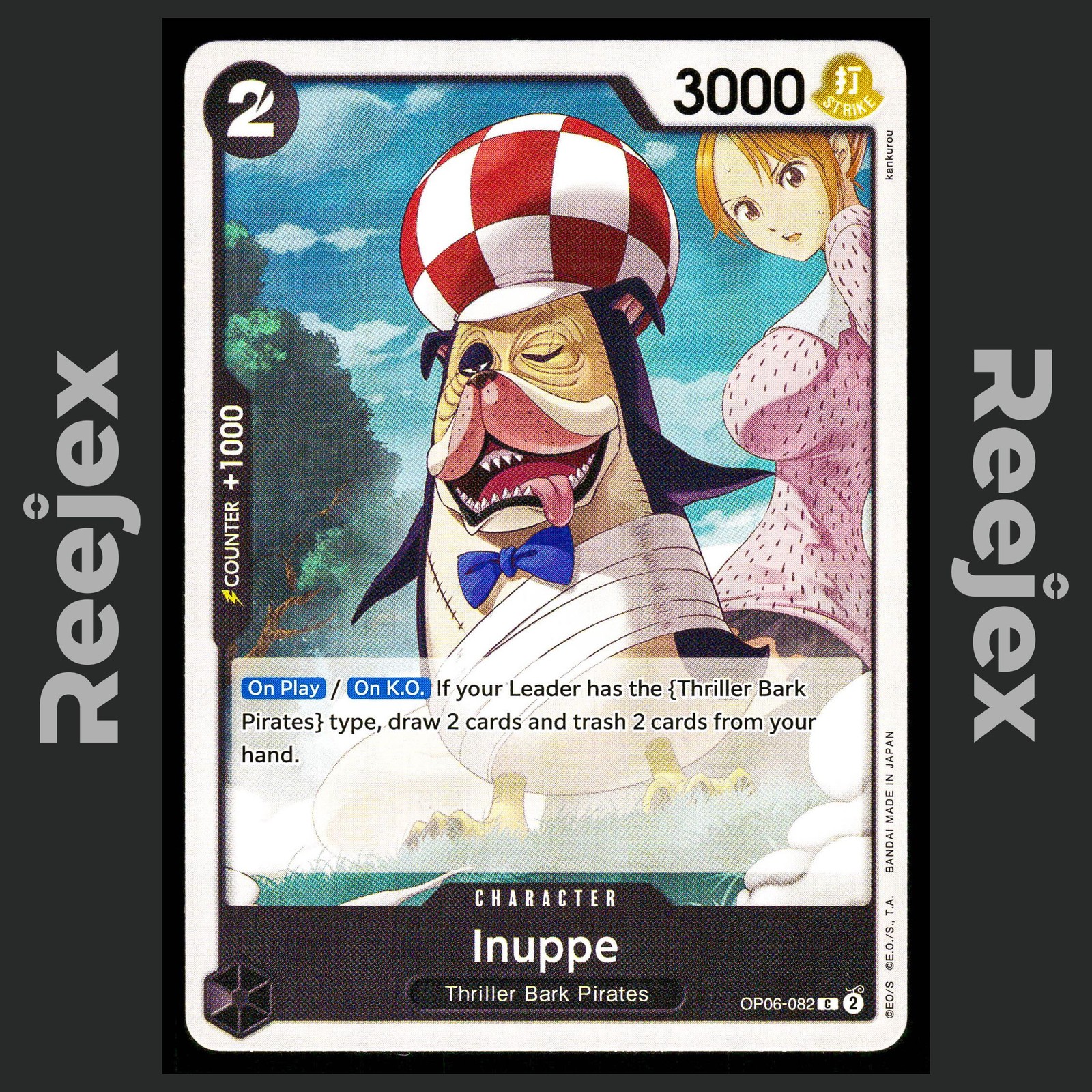 Inuppe - OP06-082 - Common - Wings of the Captain - One Piece Card - NM/M