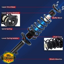 MOSTPLUS Rear Struts Toyota Camry Solara 97-03 w/Coil Springs (2)