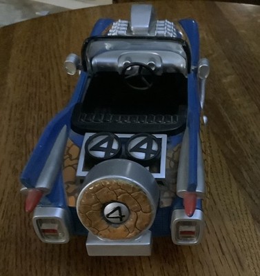 Marvel Fantastic 4 The Thing Hot Rod Car Toy Biz 2005 Lights