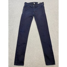 Rag & Bone Skinny Jeans Womens 24 Indigo Blue Made in USA Stretch Denim Slim Fit