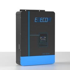 EDECOA 6200W Solare Inverter Ibrido 48V a 220V MPPT 110A Off-Grid PV 55-450VDC