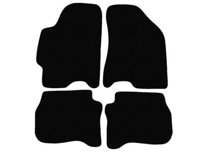 Basic Fußmatten, Automatten für Mazda 626 GE 1992-1997 Schwarz x14 Rand