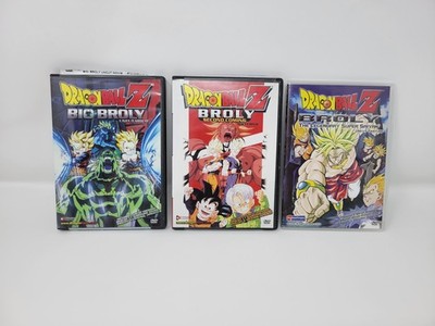 Dragon Ball Z DVD's Bio-Broly & Broly-2nd Coming & Legendary Sayain Uncut Movies
