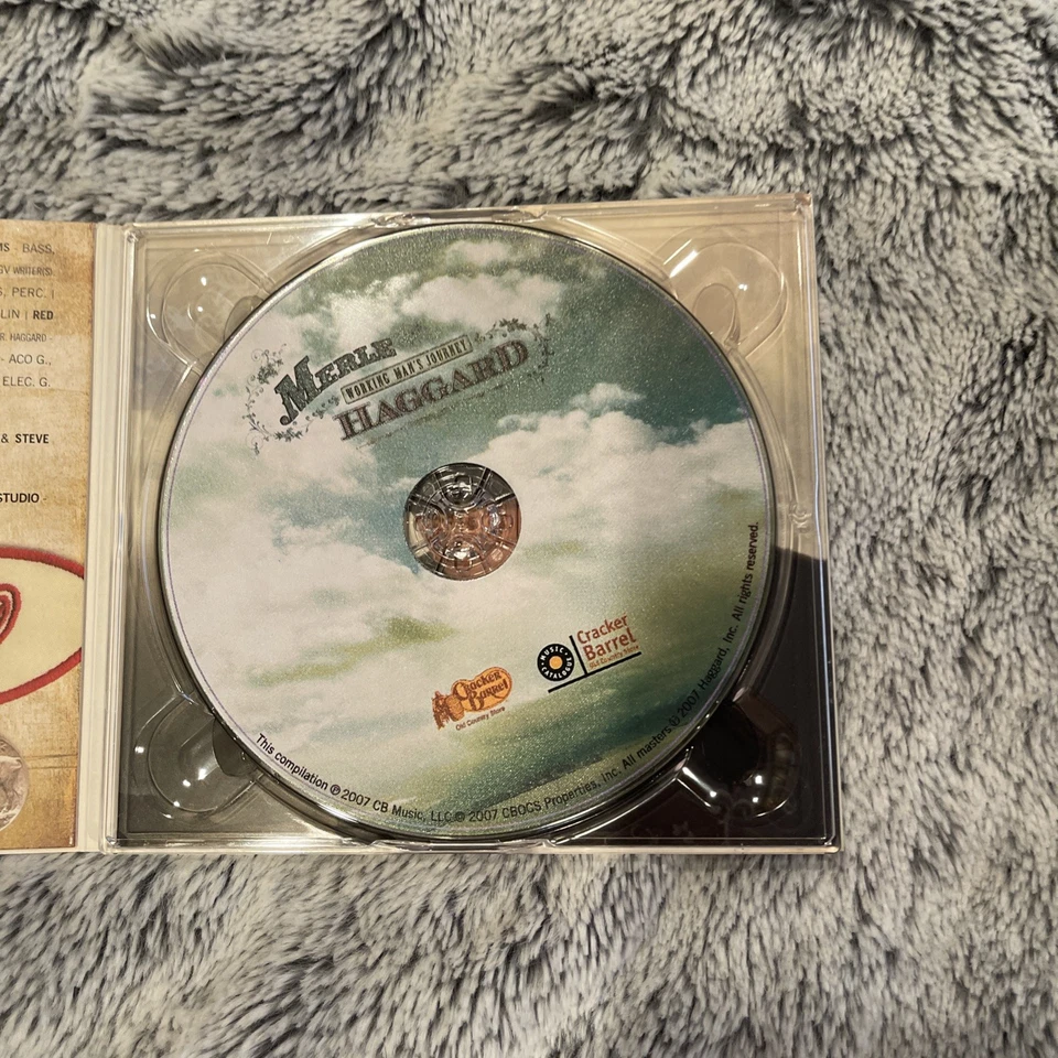 CD Merle Haggard Working Man's Journey Ltd Edition Cracker Barrel Issue Country - Image 2 of 2