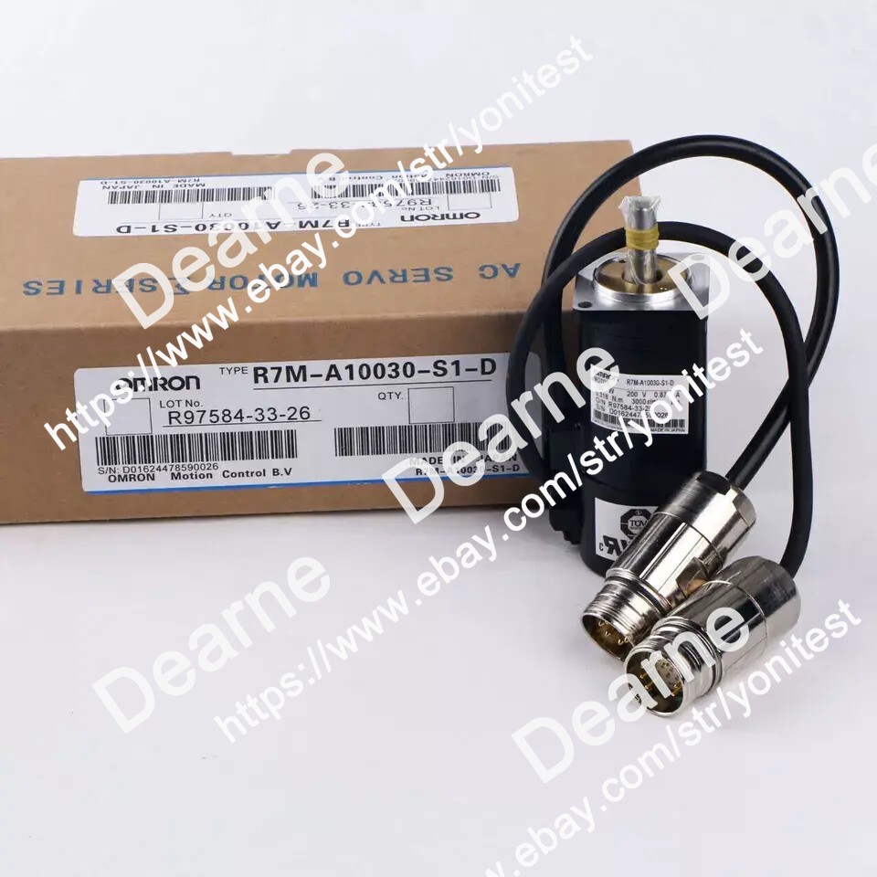 Omron R7M-A10030-S1-D New One R7MA10030S1D Servo Motor