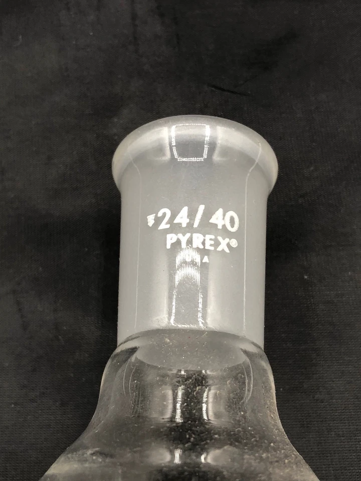 PYREX Glass 24/40 Outer 55/50 Inner Reducing Connector Adapter 8820-2455 (1/cs) - Image 2 of 4