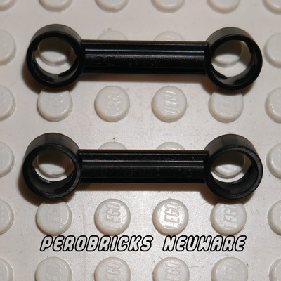 Lego Technic 2x Lenkung #6610 Lenkstange 1x4 Kugelkopf schwarz NEUWARE