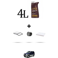 Hoffcar Set Service 3 Filter Und 4L ÖL FüR Daihatsu Terios 1.5I 16V 77Kw Von 2