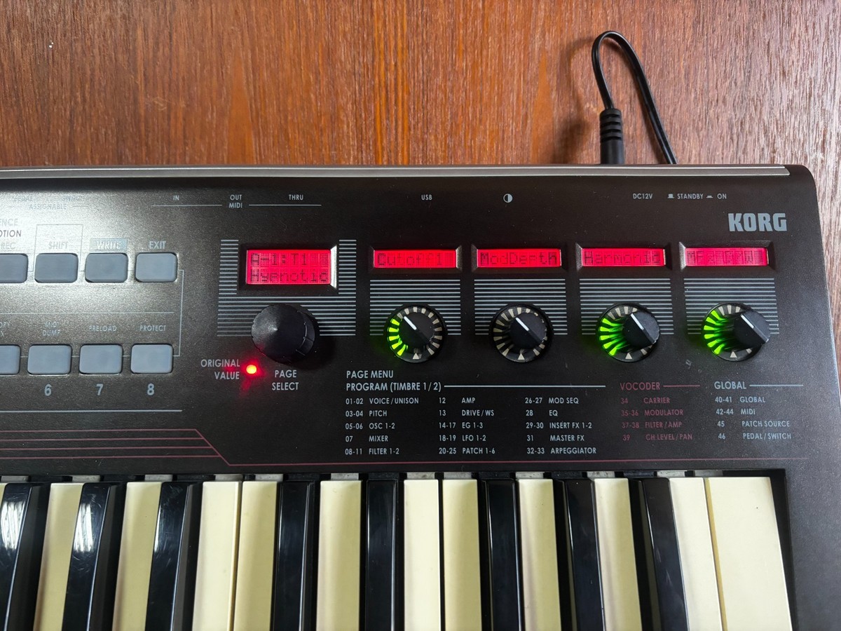 KORG R3 シンセサイザー/ボコーダー Korg R3 SYNTHESIZER/VOCODER w/box, mic, power supply Radias | eBay