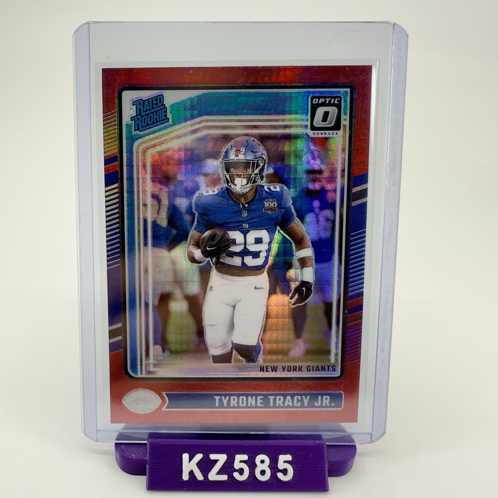 2024 Panini Donruss Optic - Rated Rookie Tyrone Tracy Jr. #259 Red Hyper RC