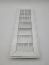 Hart & Cooley Steel Floor Grille 014992 14" X 4" White