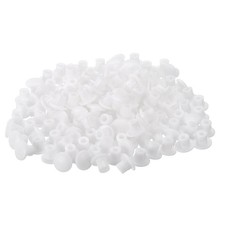 300Pcs 5mm 3/16" Dia Plastic Screw Hole Plugs for Furniture Cupboard White